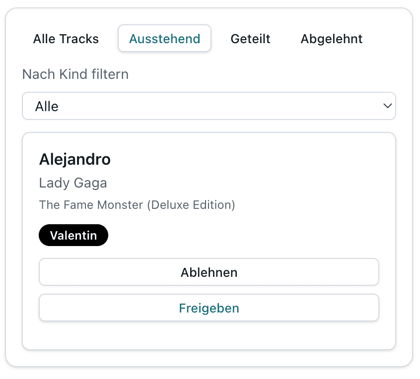 You approve or decline